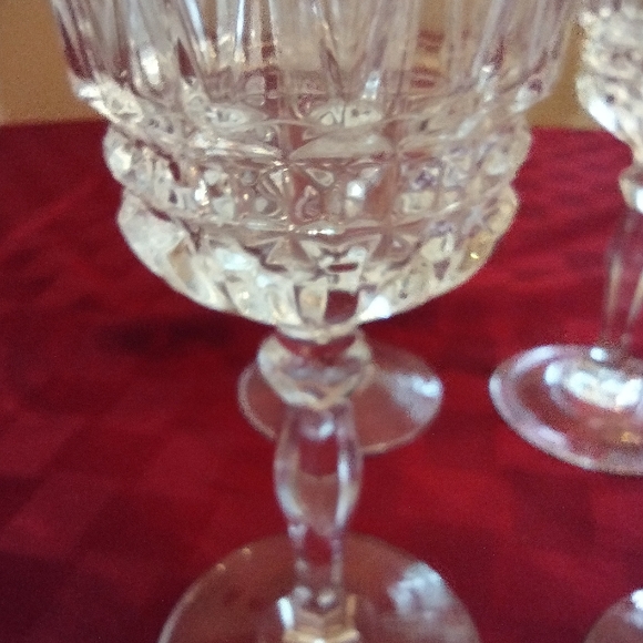 Set of Six Cristal D'Arques Durand Villeneuve Water Glasses 8.5 inches - Picture 4 of 8